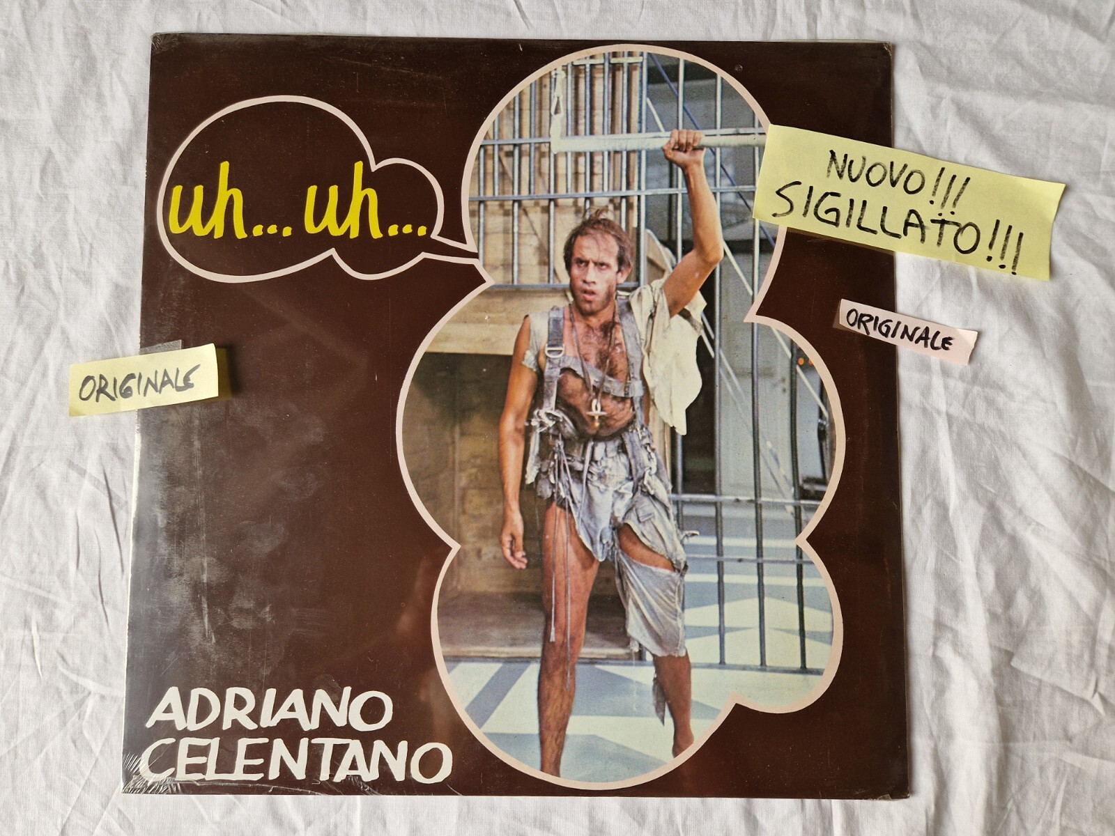 ADRIANO CELENTANO UH UH VINILE 33 GIRI LP SIGILLATO CLAN 1982 ORIGINALE No Cd 45