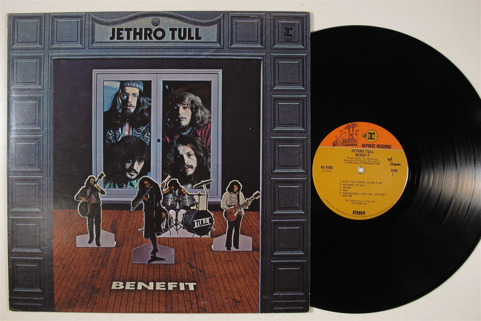 JETHRO TULL Benefit REPRISE LP VG  w