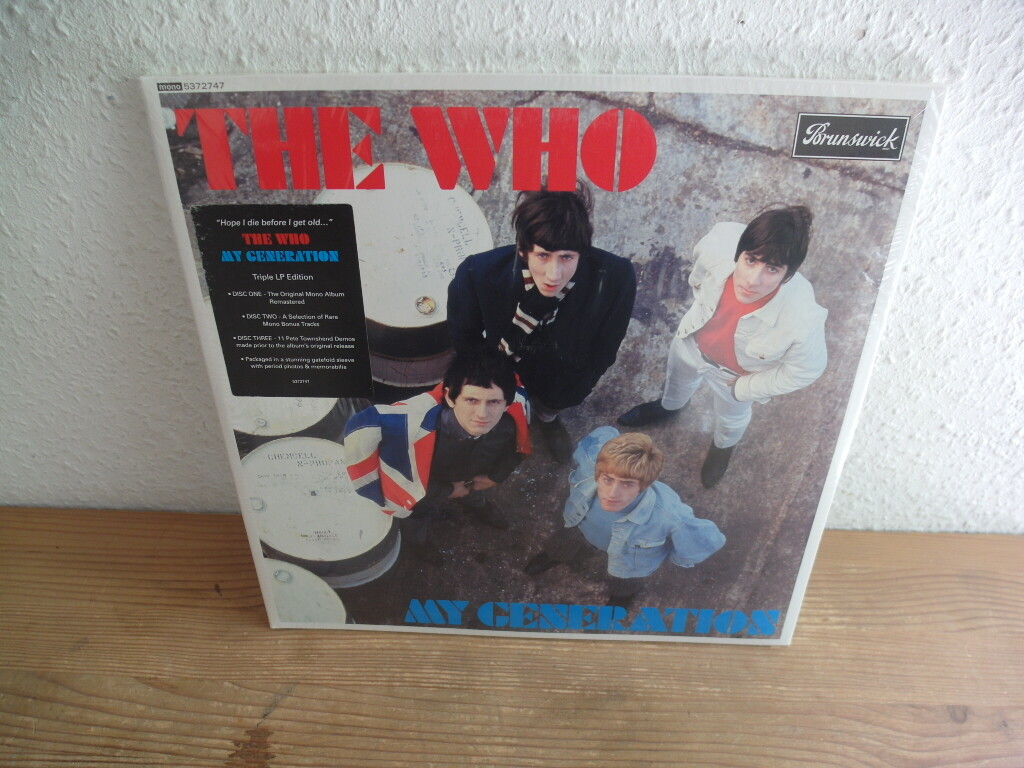 The Who     My Generation, Mono, Triple LP Edition, MINT, Mod, Rhythm   Blues