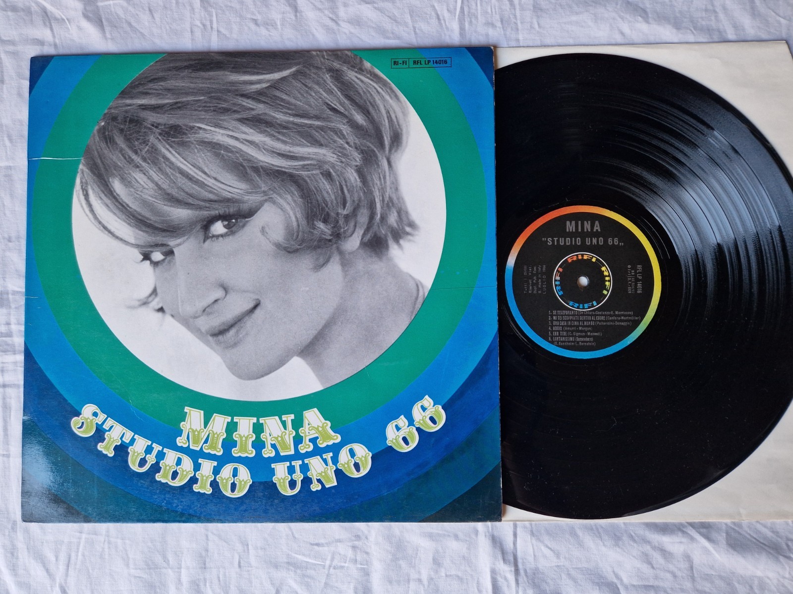 MINA 33 GIRI LP STUDIO UNO 66 1966 RIFI 14016 ORIGINALE Se telefonando No CD 45