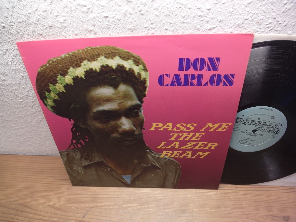 Don Carlos     Pass Me The Lazer Beam megarare Reggae, Roots, Dancehall Lp 1983
