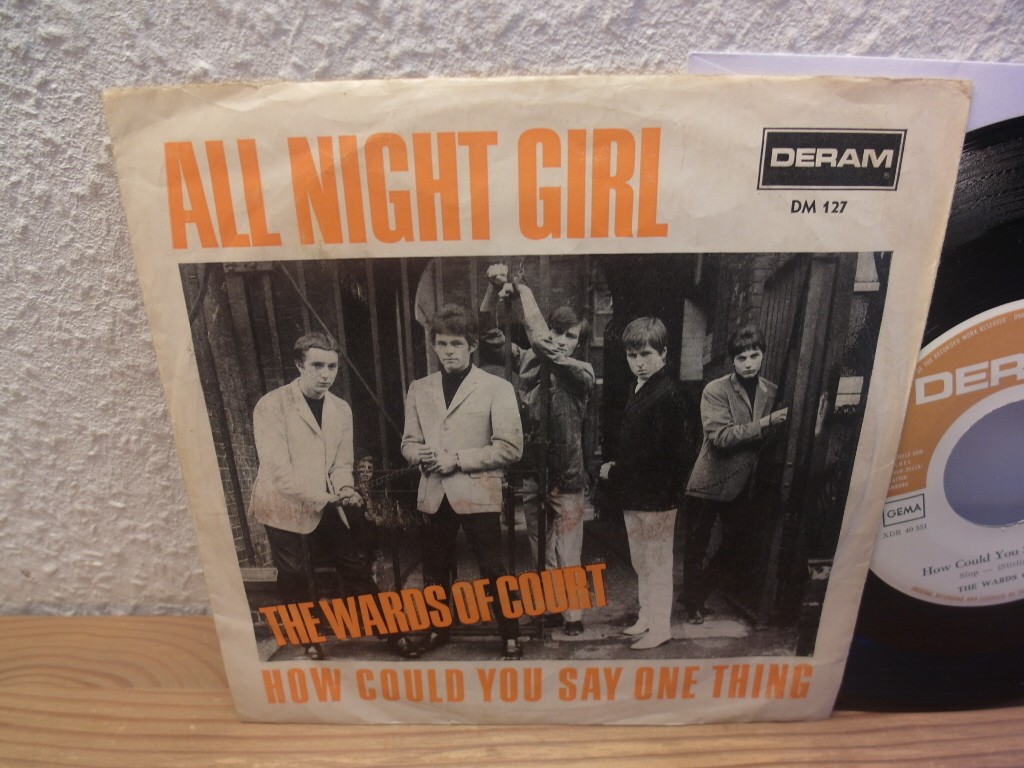 The Wards Of Court     All Night Girl megarare  7 Single 1967 mint- Beat, Psych