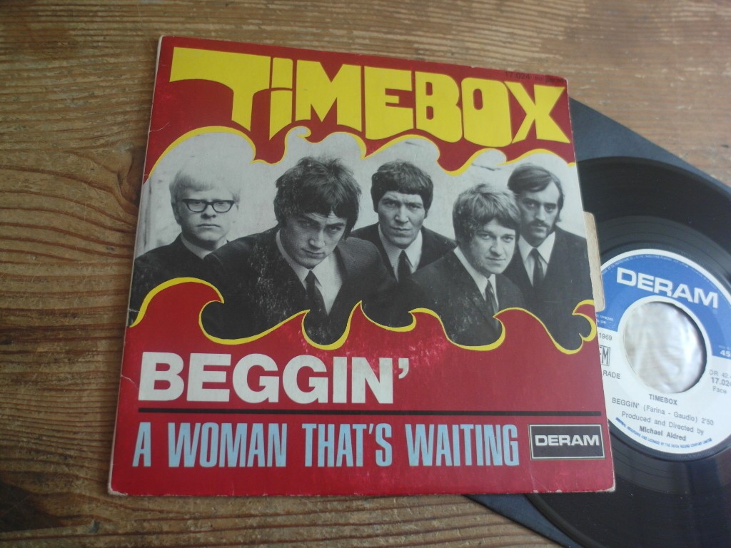 Timebox     Beggin  megarare Deram  7 France 1969 Mod, Soul, Beat