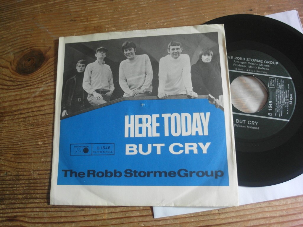 THE ROBB STORME GROUP - Here Today / But cry - Mod Garage Beat 7  1966