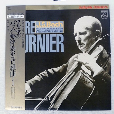 PIERRE FOURNIER J.S.Bach Suite For Unaccompanied Cello 1 PHILIPS 30PC11 Japan LP