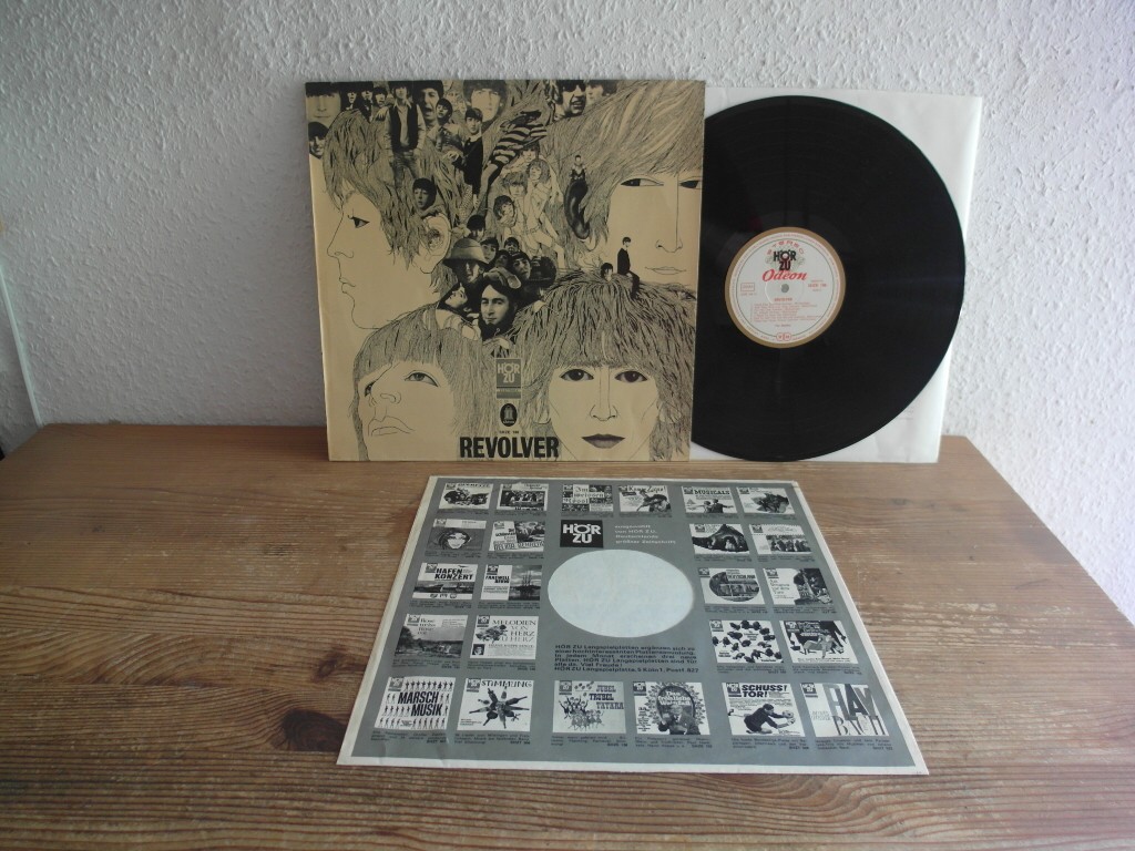 The Beatles Revolver orig LP 1966, Psychedelic Rock, Experimental, SHZE 186