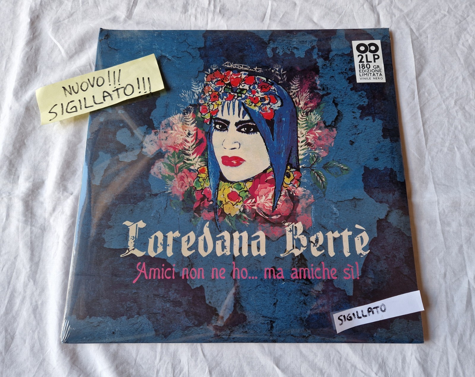 LOREDANA BERTE  AMICI NON NE HO Amiche si 33 GIRI VINILE NERO SIGILLATO NO Cd 45