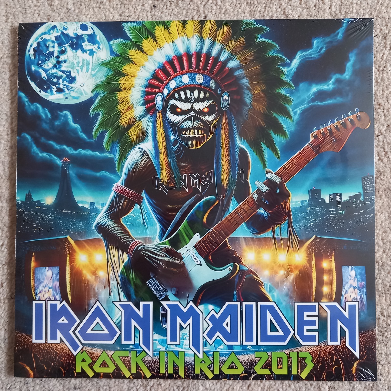 IRON MAIDEN . ROCK IN RIO 2013 . EUROPE EDITION LIMITED TO 300 LP ALBUMS SEALED