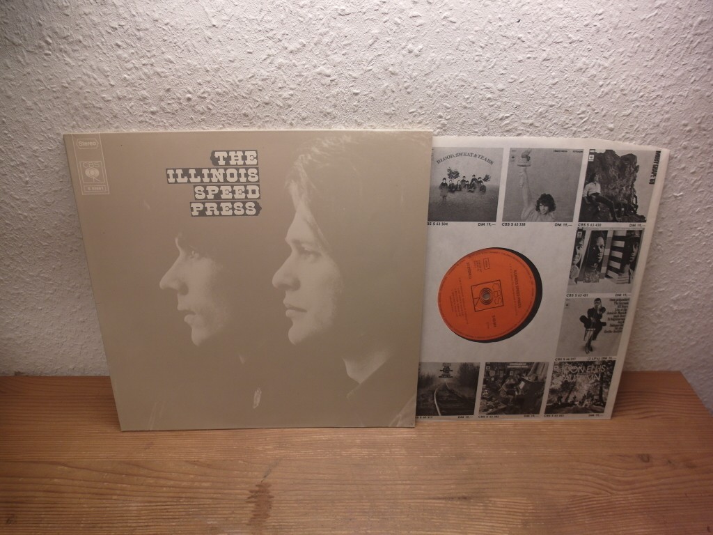 THE ILLINOIS SPEED PRESS same LP MINT- 1968 Rare PROG PSYCH / FOC 