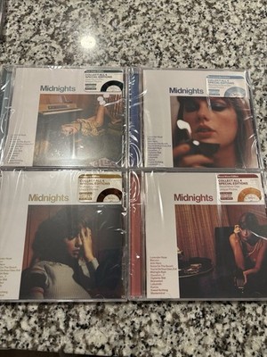 Taylor Swift Midnights CD Bundle 4    Bonus Lavender Haze CD   OG CD  6 CDs  NEW