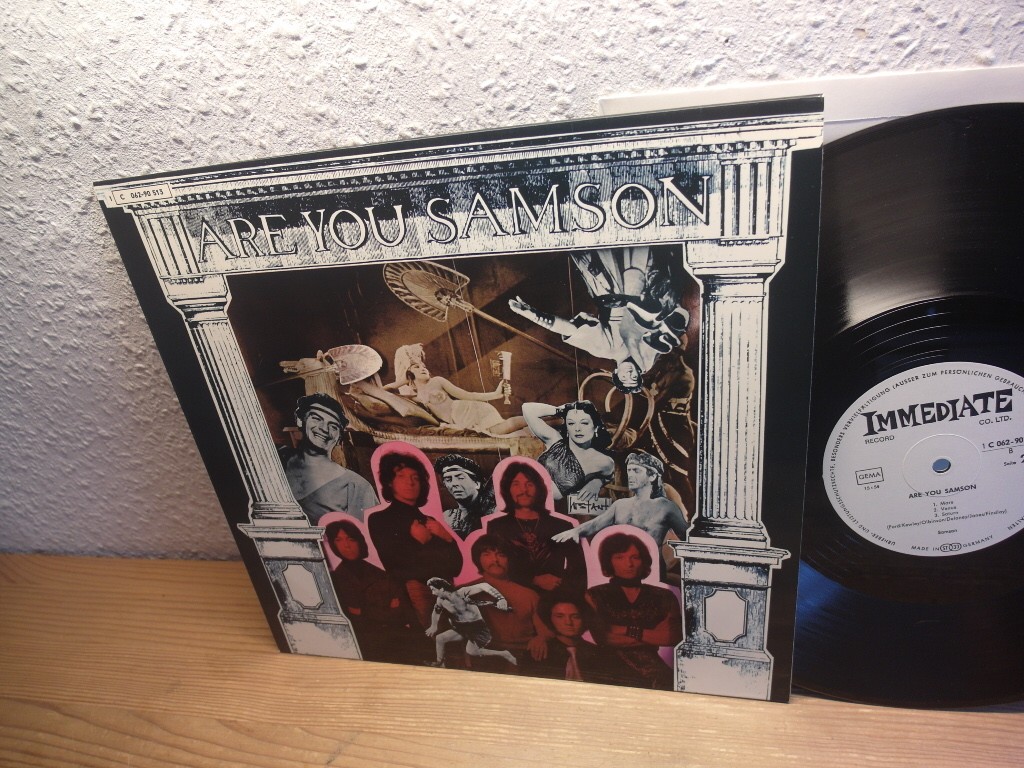 Samson     Are You Samson Lp 1969 mint 1st Press Psych Rock, Prog Rock.......Rare