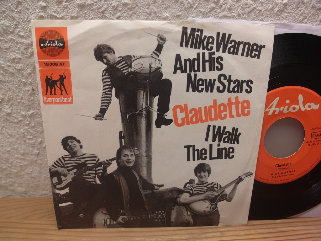 Mike Warner Claudette, megarare  7 Single MOD, BEAT KRACHER 1965 mint-