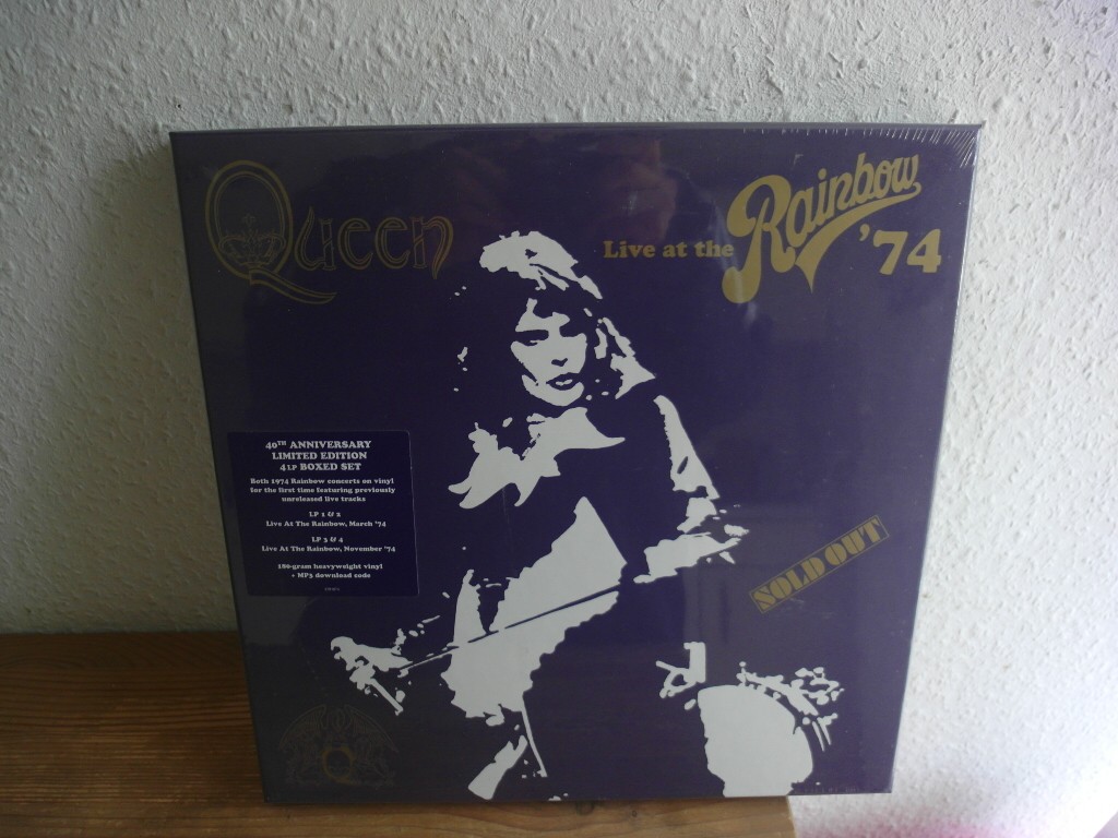 Queen     Live At The Rainbow  74 rare 4 LP, Box-Set, Limited Edition Still Sealed
