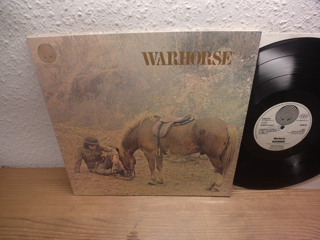 PROMO 1971 ORIG 1st HARD PROG PSYCH WARHORSE same Vertigo Swirl LP