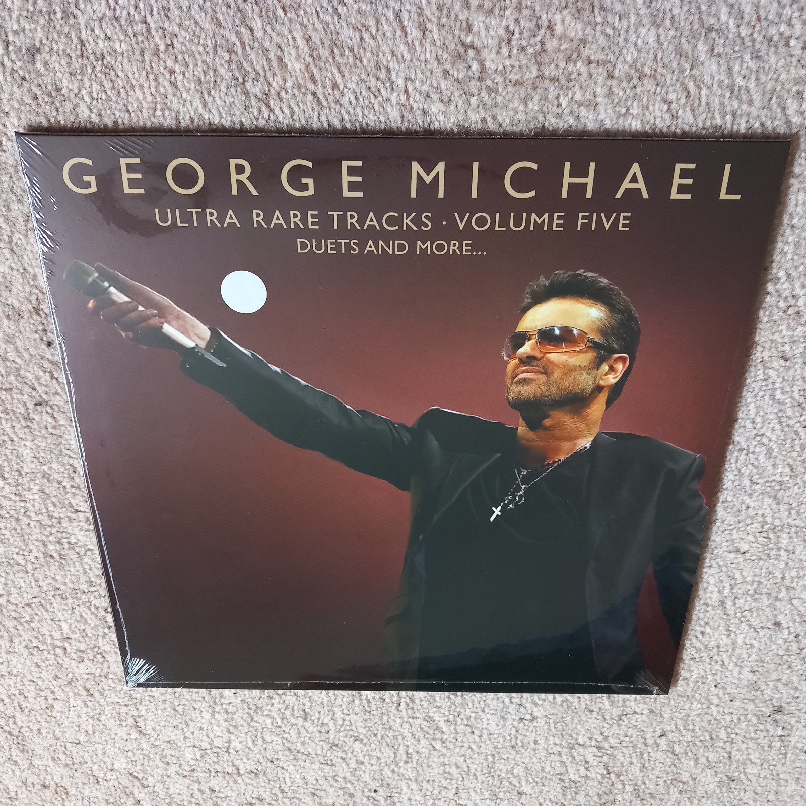 GEORGE MICHAEL     ULTRA RARE TRACKS     VOLUME FIVE     WHITE VINYL ALBUM LP     SEALED
