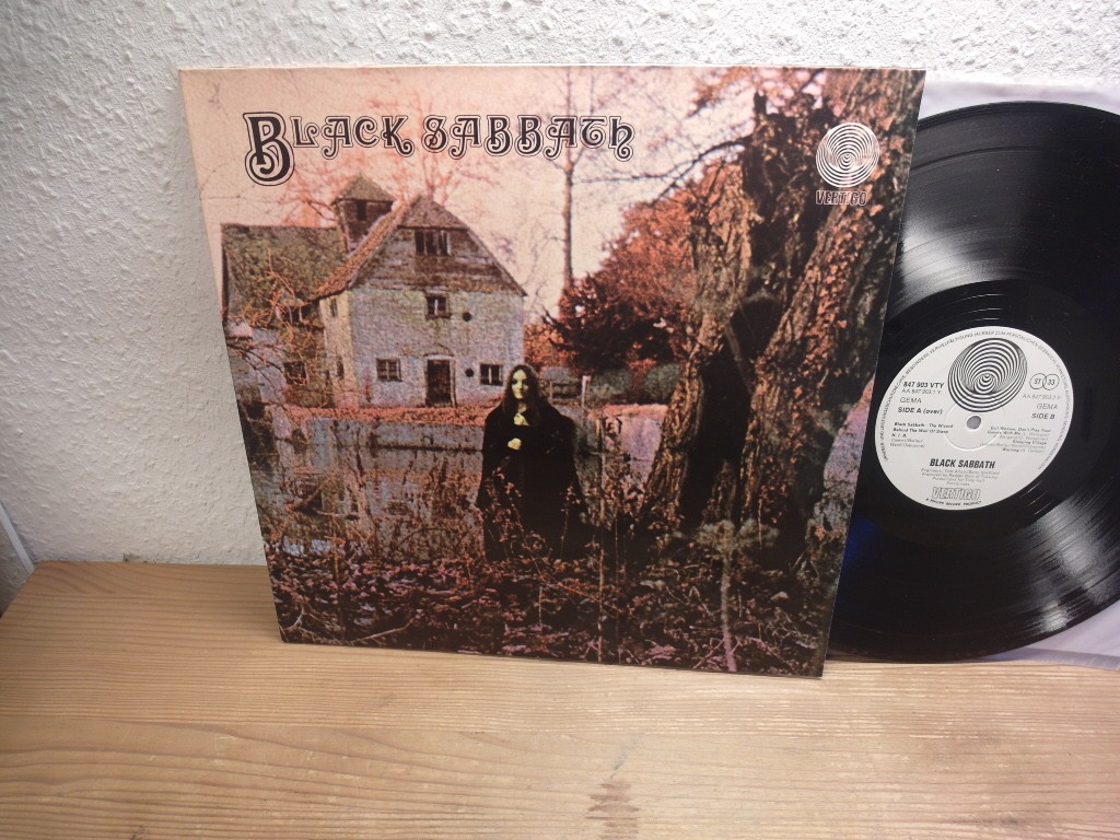 Black Sabbath     same LP mint-  Foc  1970 Heavy Metal, Prog Vertigo Swirl