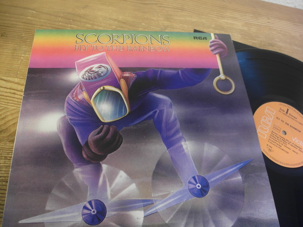 SCORPIONS - FLY TO THE RAINBOW 1974 Lp NM ABSOLUTELY KRAUT MONSTER 