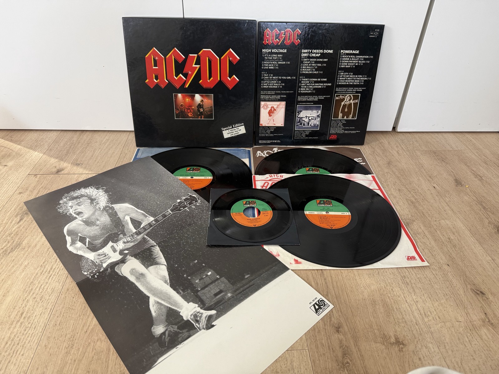 AC / DC 3x LP Box Set   Single   Poser Atlantic Hardrock