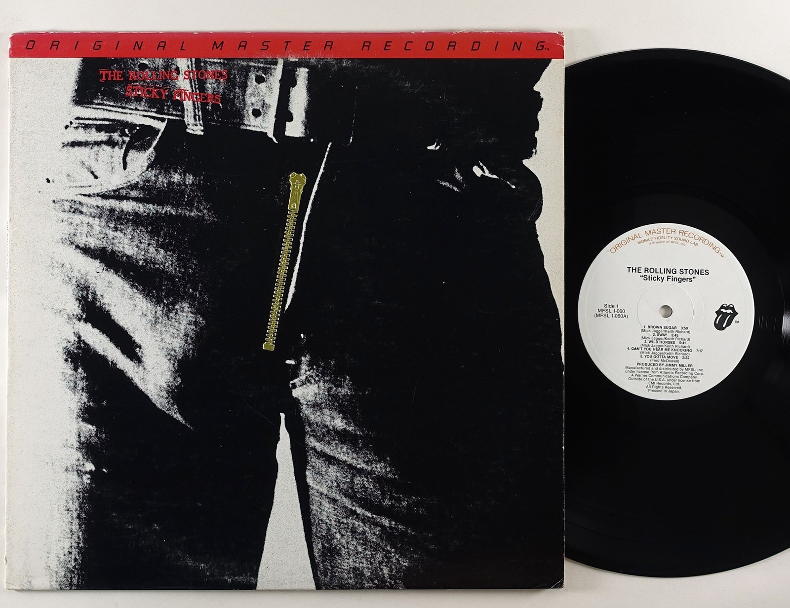 Rolling Stones  Sticky Fingers  LP MFSL/Rolling Stones w/ Insert MoFi Audiophile