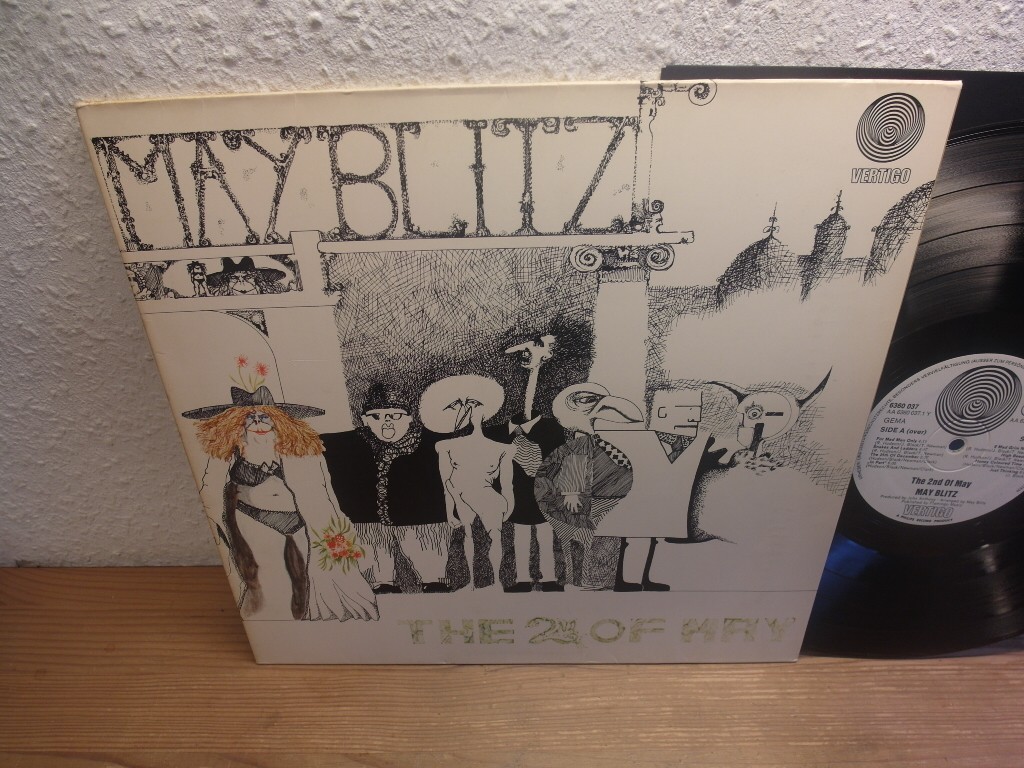 MAY BLITZ The 2nd of May RARE ORIG 1971 VERTIGO SWIRL LP, PLAYS SUPERB