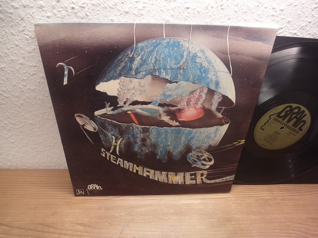 STEAMHAMMER SPEECH LP 1973 / NM GREEN BRAIN 1st Press Top rare