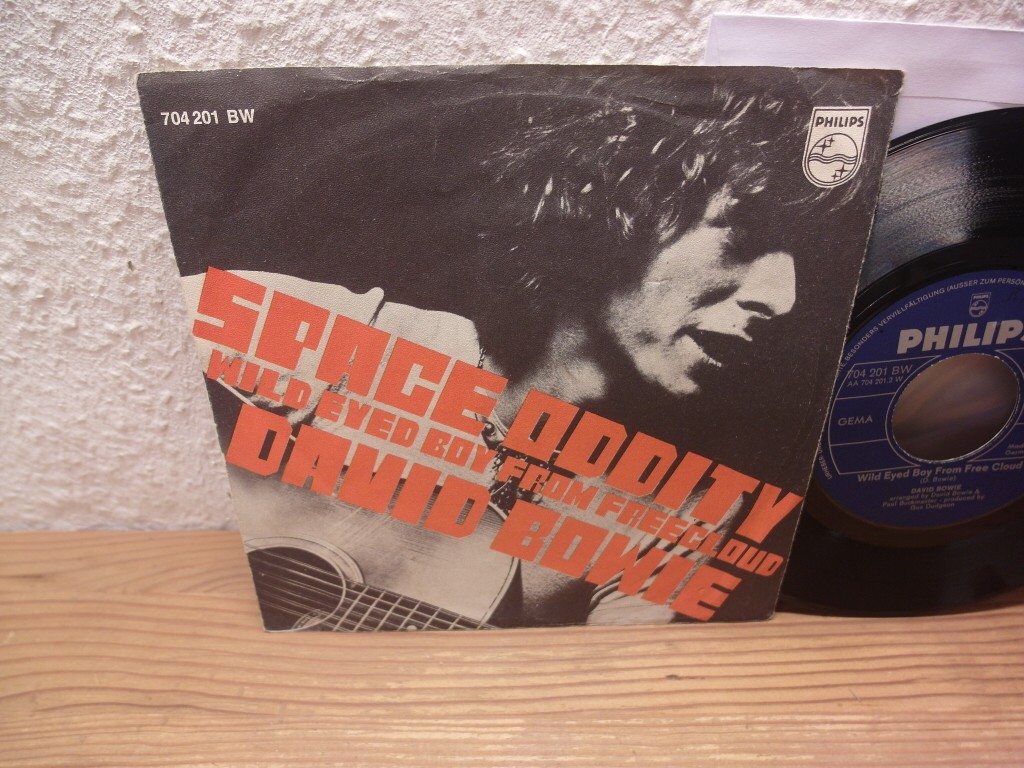 David Bowie 7  Space Oddity 1969 Philips First Press Picture Cover 45 Single