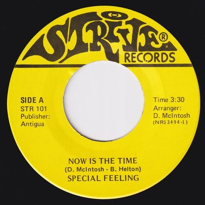 SPECIAL FEELING Now Is The Time RARE M  modern soul 45 northern soul disco HEAR 