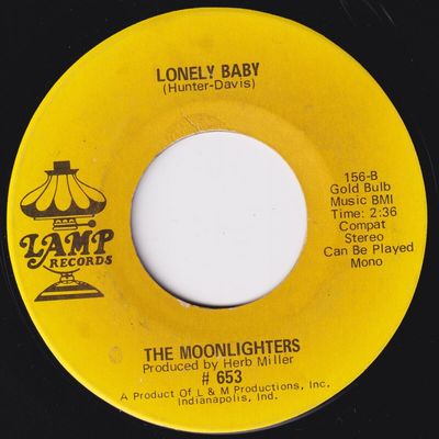 MOONLIGHTERS Lonely Baby RARE  northern soul 45 FABULOUS Right On Brother FUNK