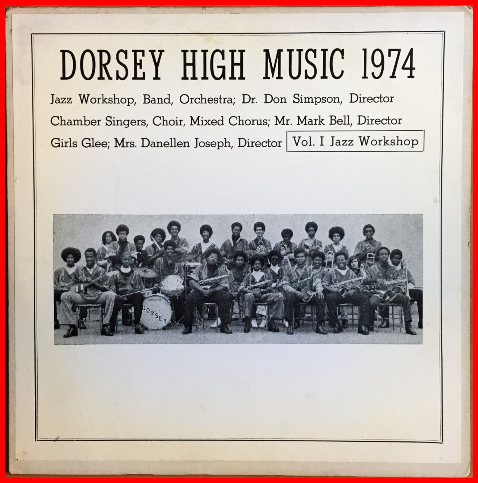 JAZZ FUNK LP S M  Dorsey High1974 Vol  I Jazz Workshop CFS  RARE GRAIL NM mp3