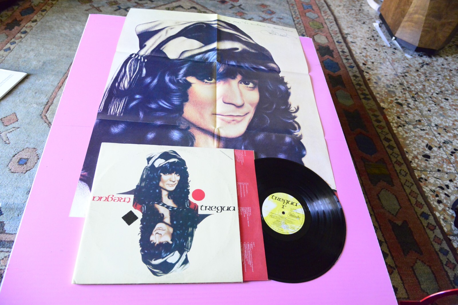 RENATO ZERO TREGUA 2LP ORIGINALI 1980 NM CON POSTER GIGANTE          