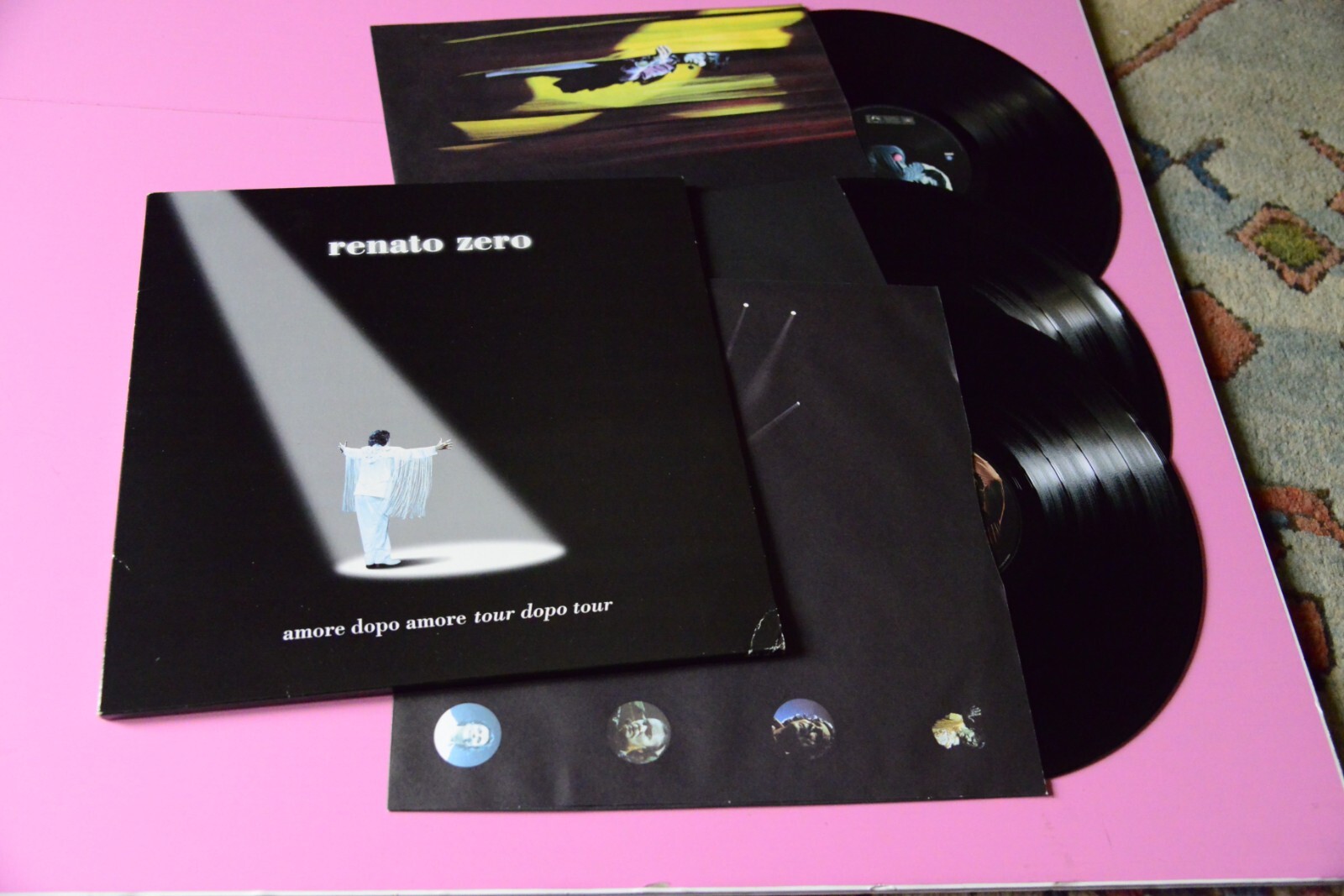 RENATO ZERO 3LP AMORE DOPO AMORE TOUR DOPO TOUR ORIG 1999 NM              