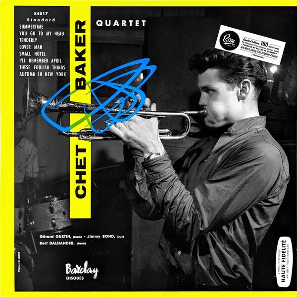 CHET BAKER QUARTET - With Gerard Gustin  2024  LP audiophile Vinyl