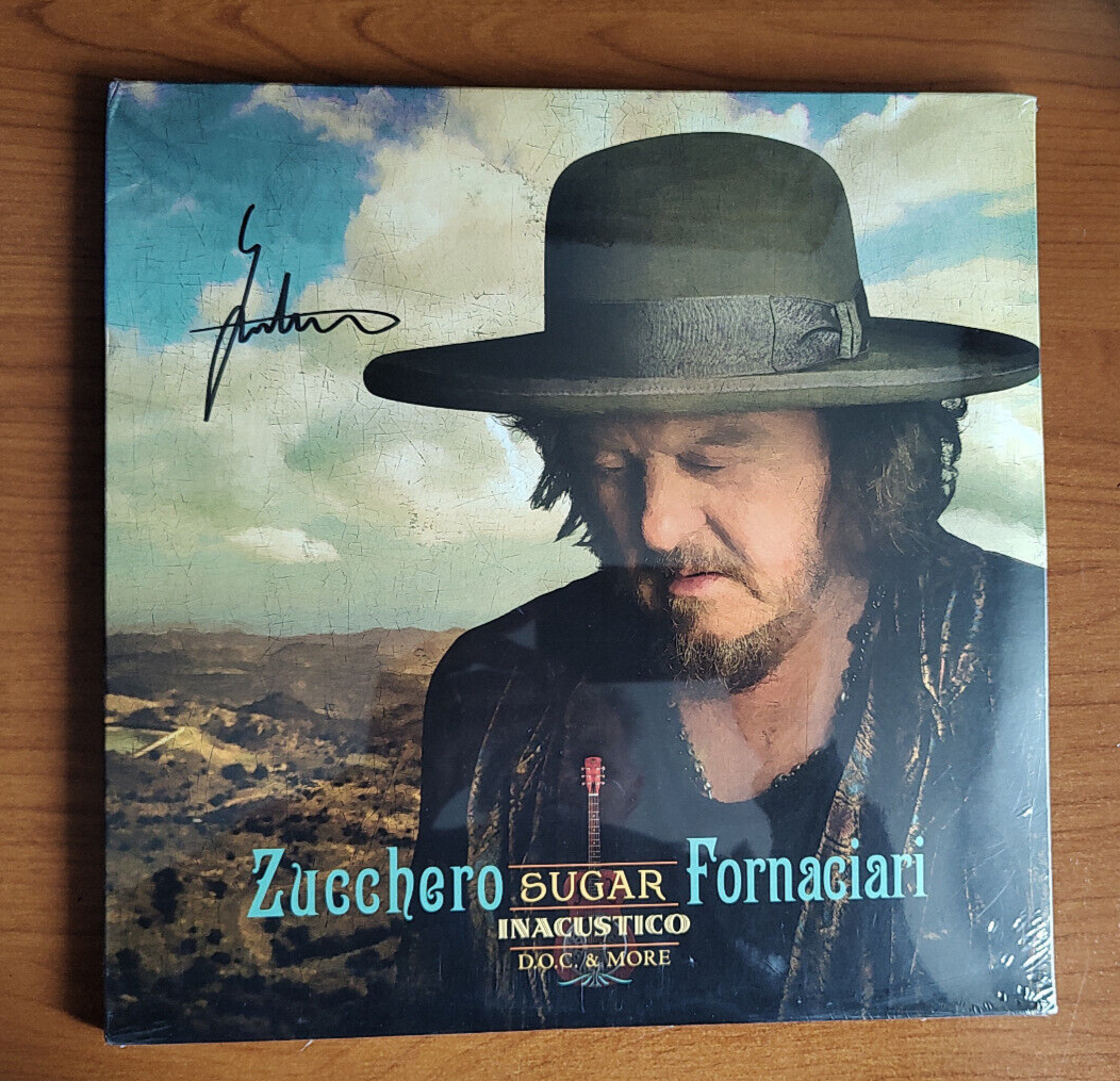 33 GIRI - ZUCCHERO - INACUSTICO D.O.C.   MORE - 3 LP AUTOGRAFATO SIGILLATO 2021