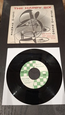 HAPPY SIX Cento Stanze / Spirito Negro 7  45 giri Italian Beat Rare