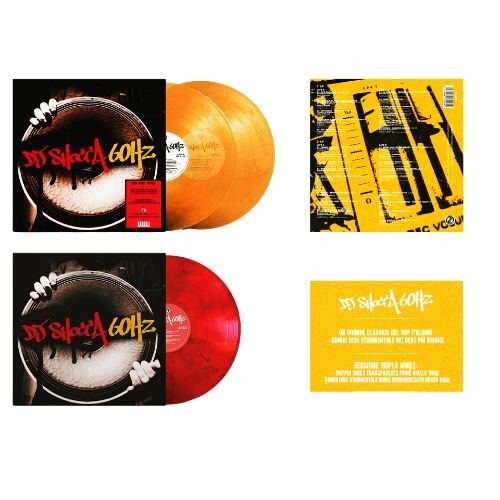 DJ SHOCCA - 60HZ  2025  3 LP orange   red marbled smoked vinyl preorder
