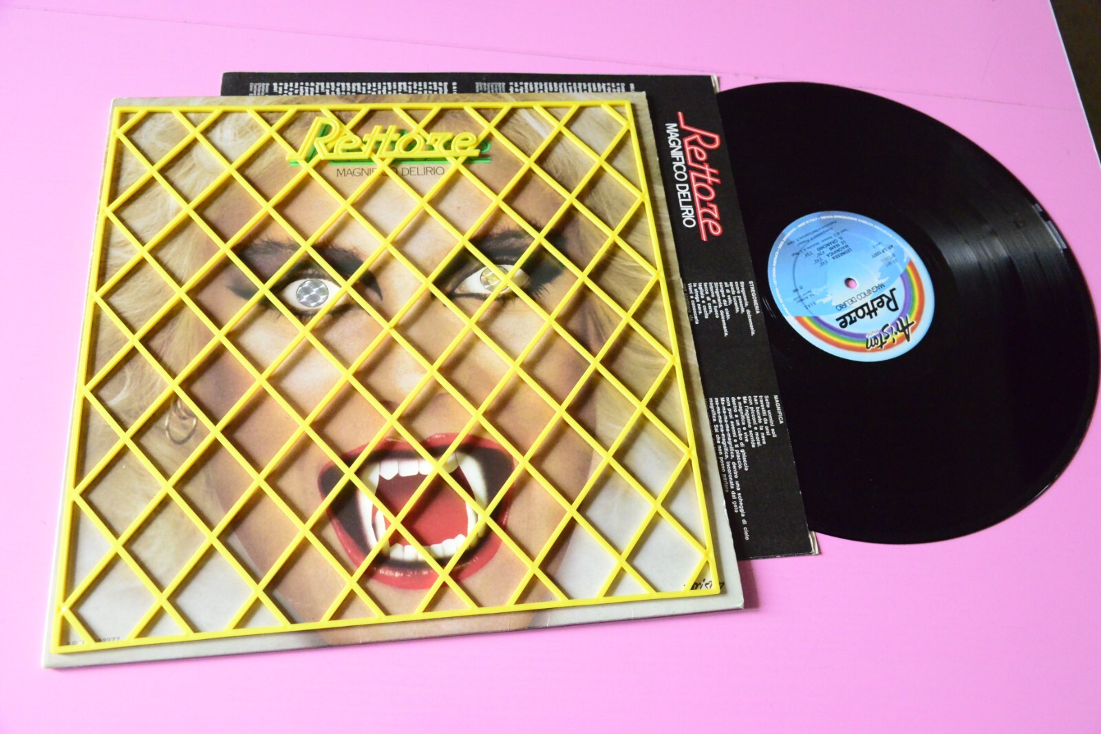 RETTORE LP MAGNIFICO DELIRIO ORIGINALE 1980 NM CON GRIGLI GIALLA  
