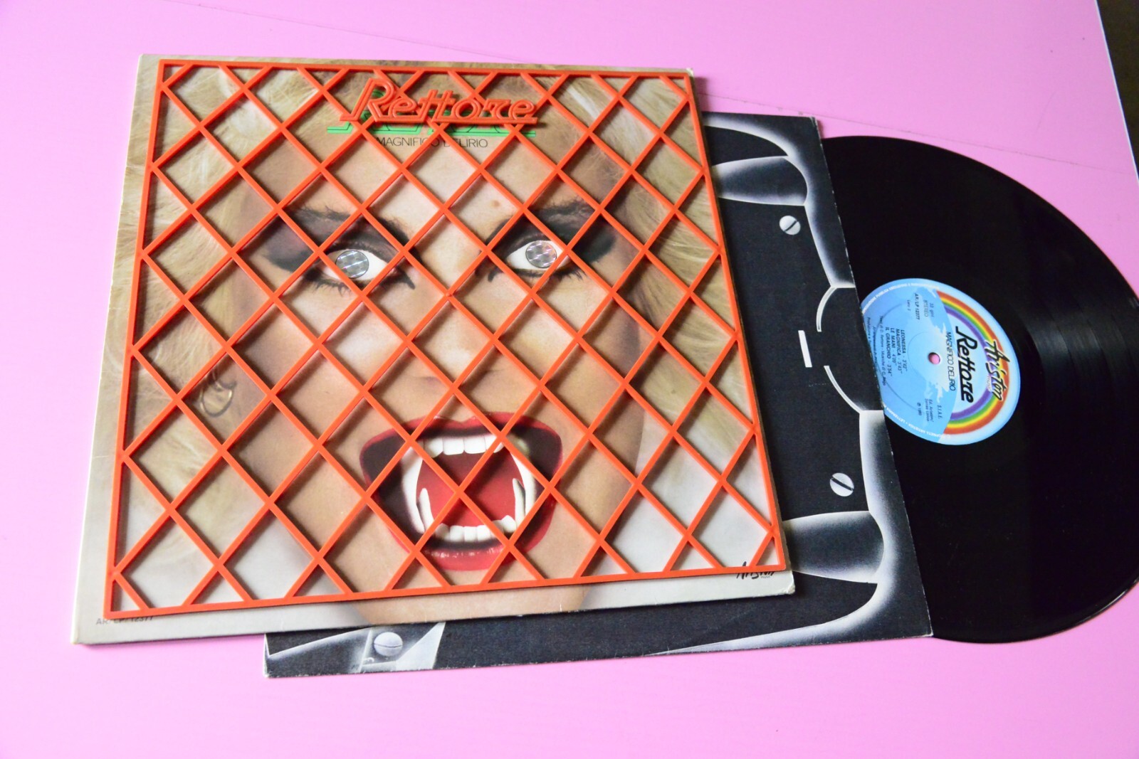 RETTORE LP MAGNIFICO DELIRIO ORIGINALE 1980 NM CON GRIGLI ROSSA