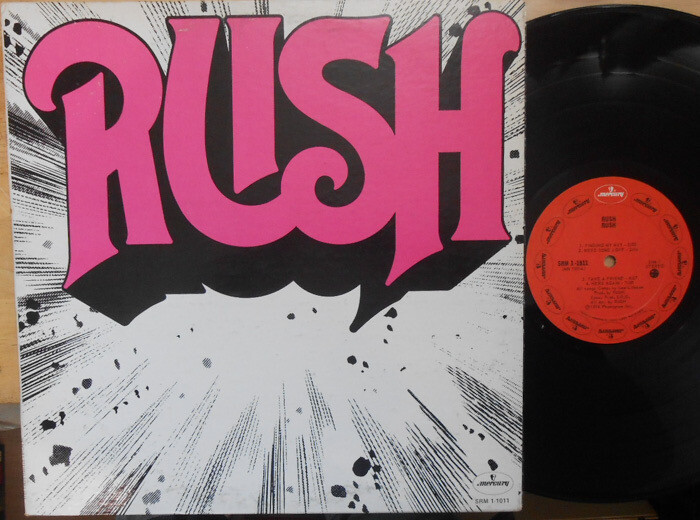 Rush Rare 2nd Mercury Pressing ST LP EX  74 SRM1-1011 Hard rock Prog Rock