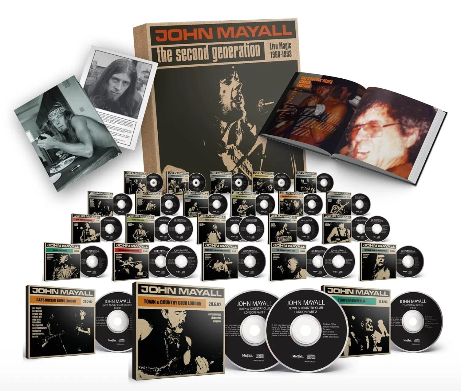 JOHN MAYALL - The Second Generation: Live Magic 1968 - 1993  2025  30 CD BOOK
