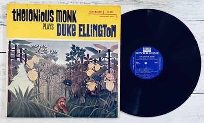 MONO Pressing Thelonious Monk    Thelonious Monk Plays Duke Ellington    LP 1958.