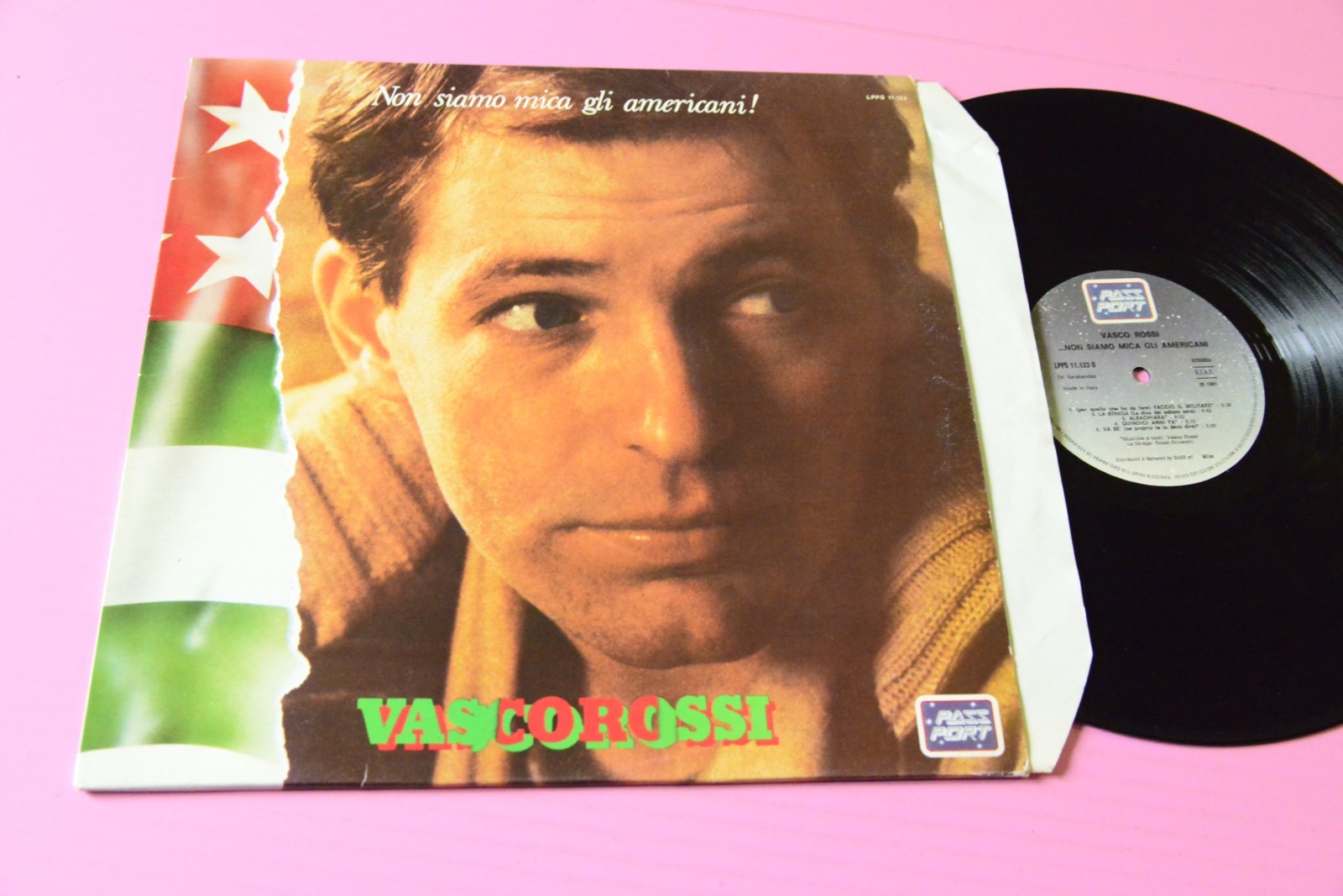 VASCO ROSSI LP NON SIAMO MICA GLI AMERICANI EDIZINE 1981 EX    
