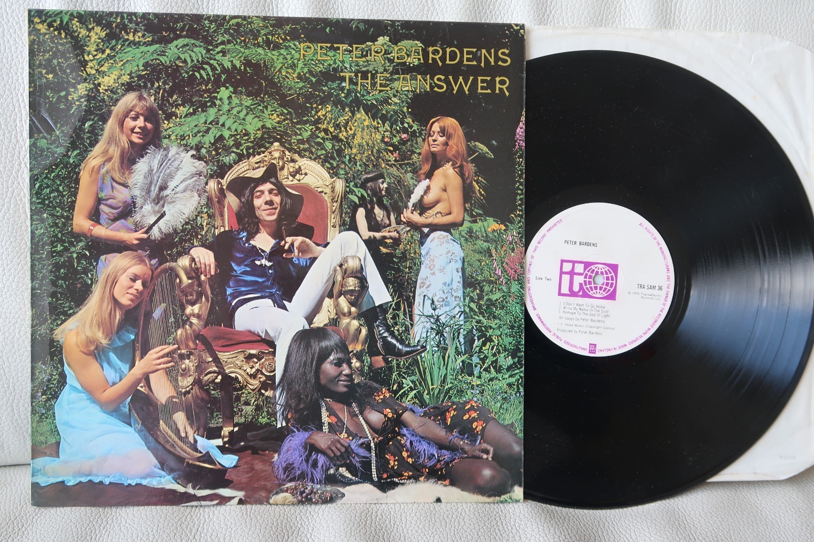 PETER BARDENS the answer UK Original LP 1970 Transatlantic Psych Prog Rock CAMEL