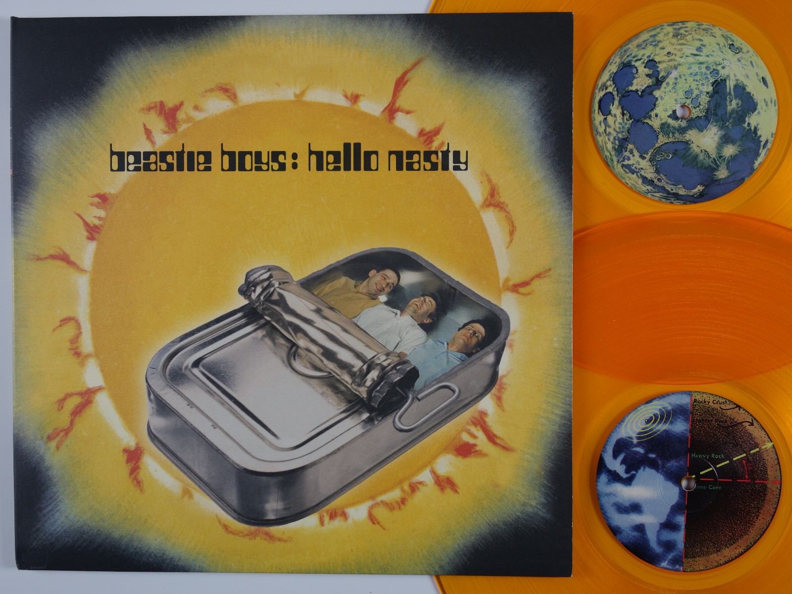 BEASTIE BOYS Hello Nasty RARE M- US 1st issue 1998 2-LP GOLD VINYL hip hop rap