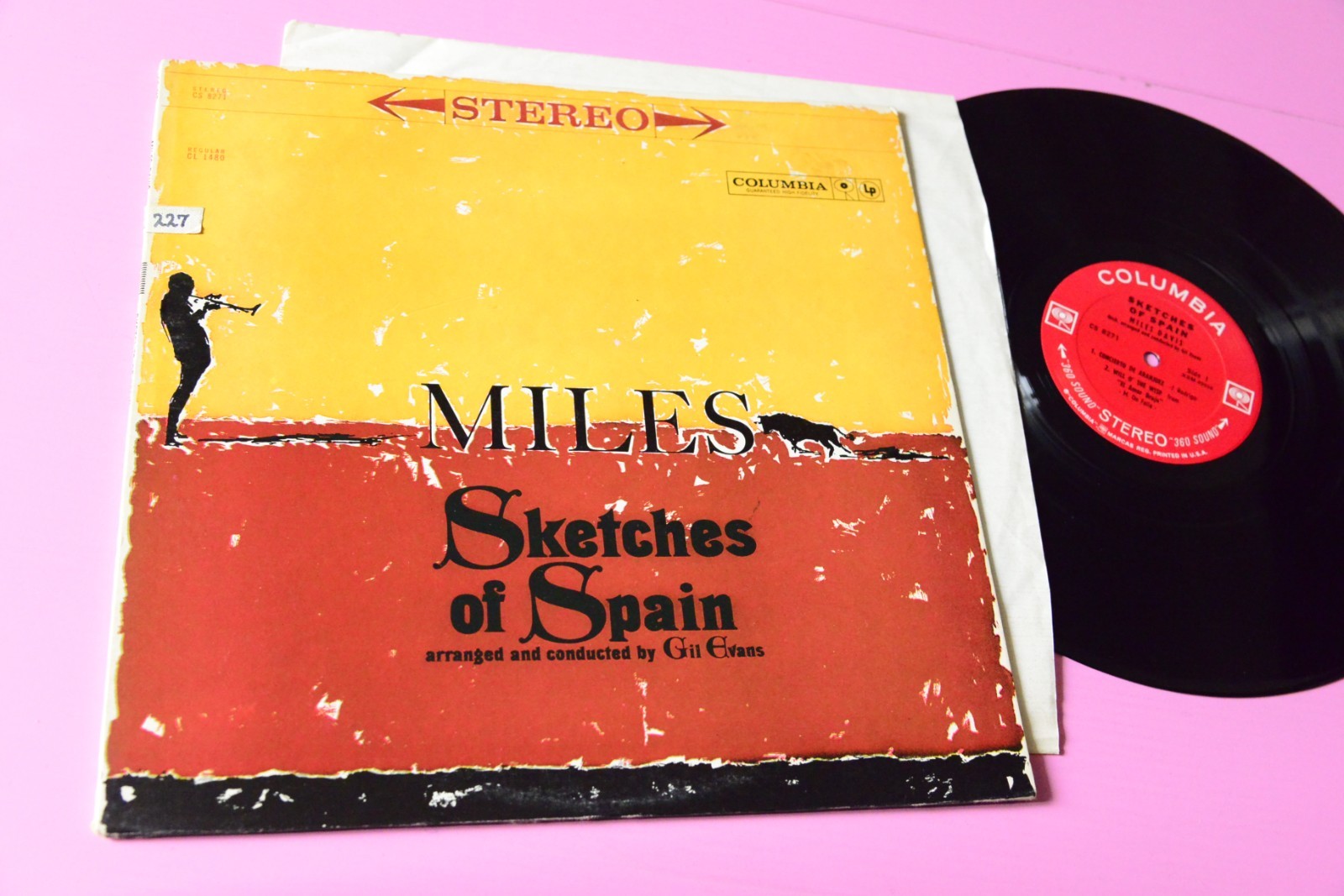 MILES DAVIS LP SKETCHES OF SPAIN US 1964 EX  COLUMBIA 2 EYES AUDIOFILI CHE JAZZ