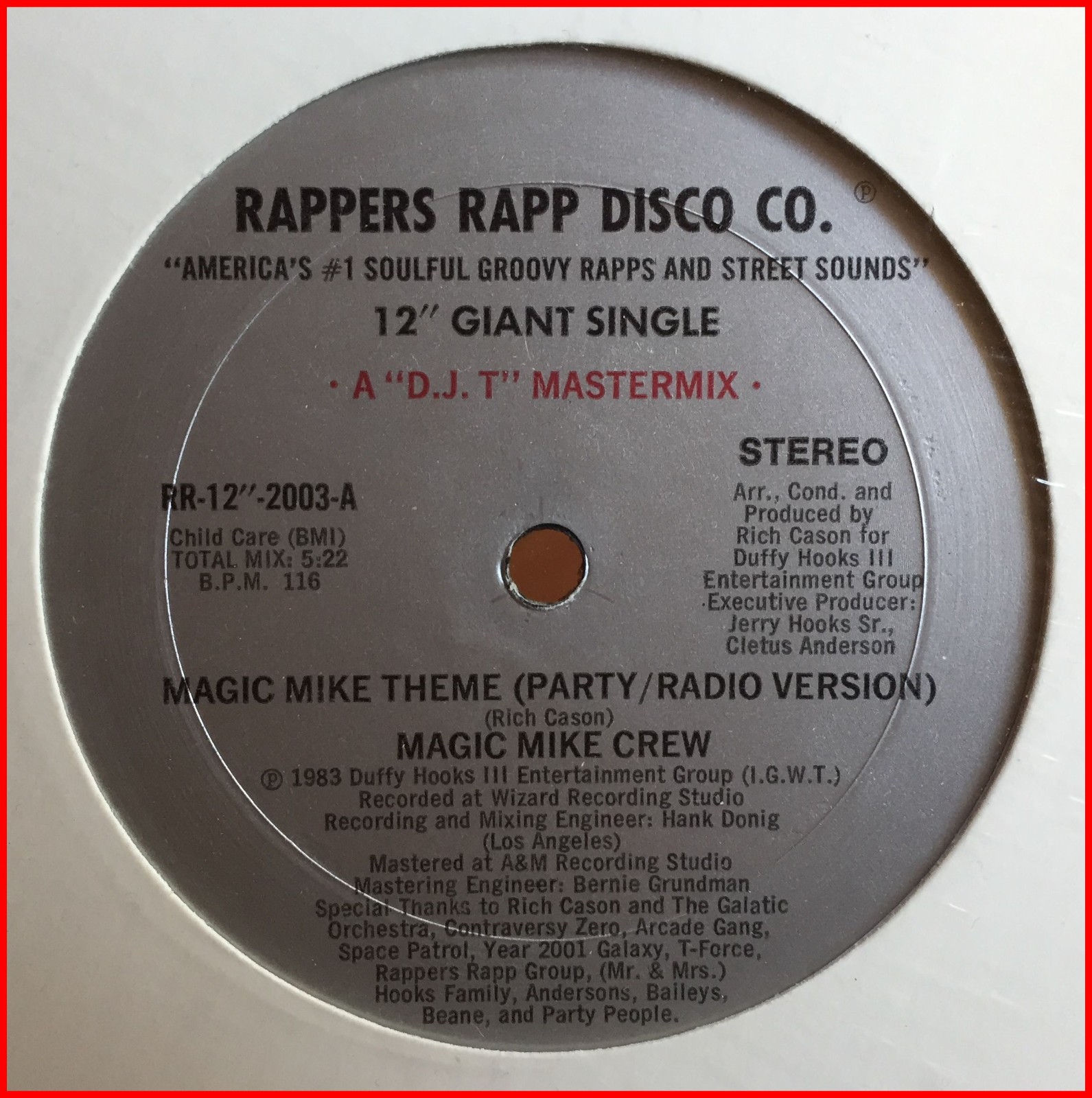 ELECTRO VOCODER 12  Magic Mike Crew-magic mike theme MEGA RARE  83 - Shrink mp3