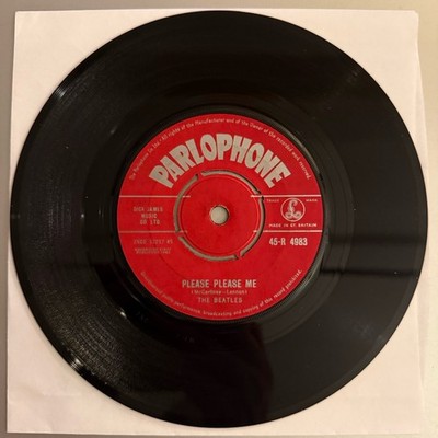 The Beatles Please Please Me 7  Vinyl Single VERY GOOD  1963 Parlophone Records