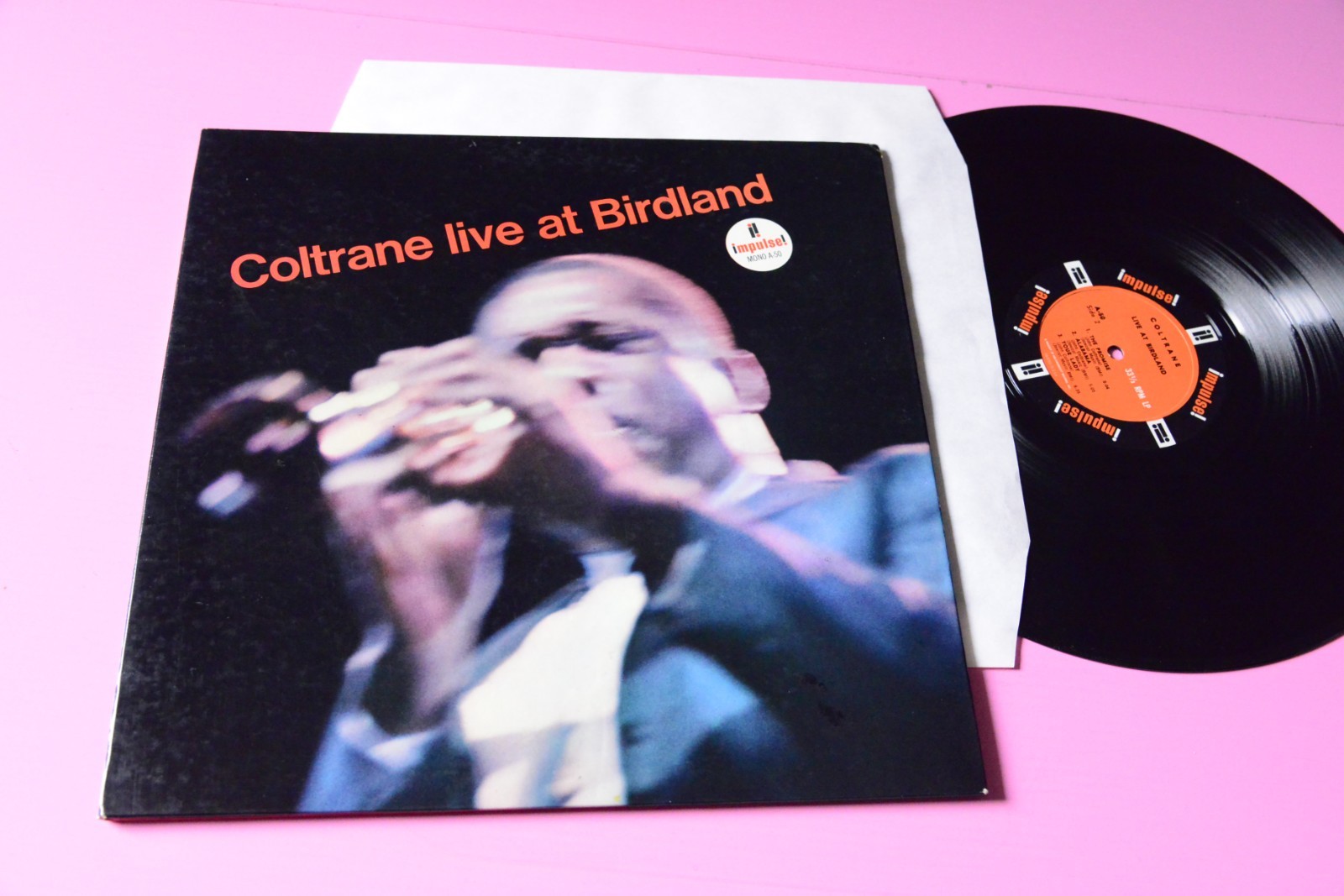 JOHN COLTRANE LP LIVE AT BIRDLAND ORIG US 1964 MONO ED1                    