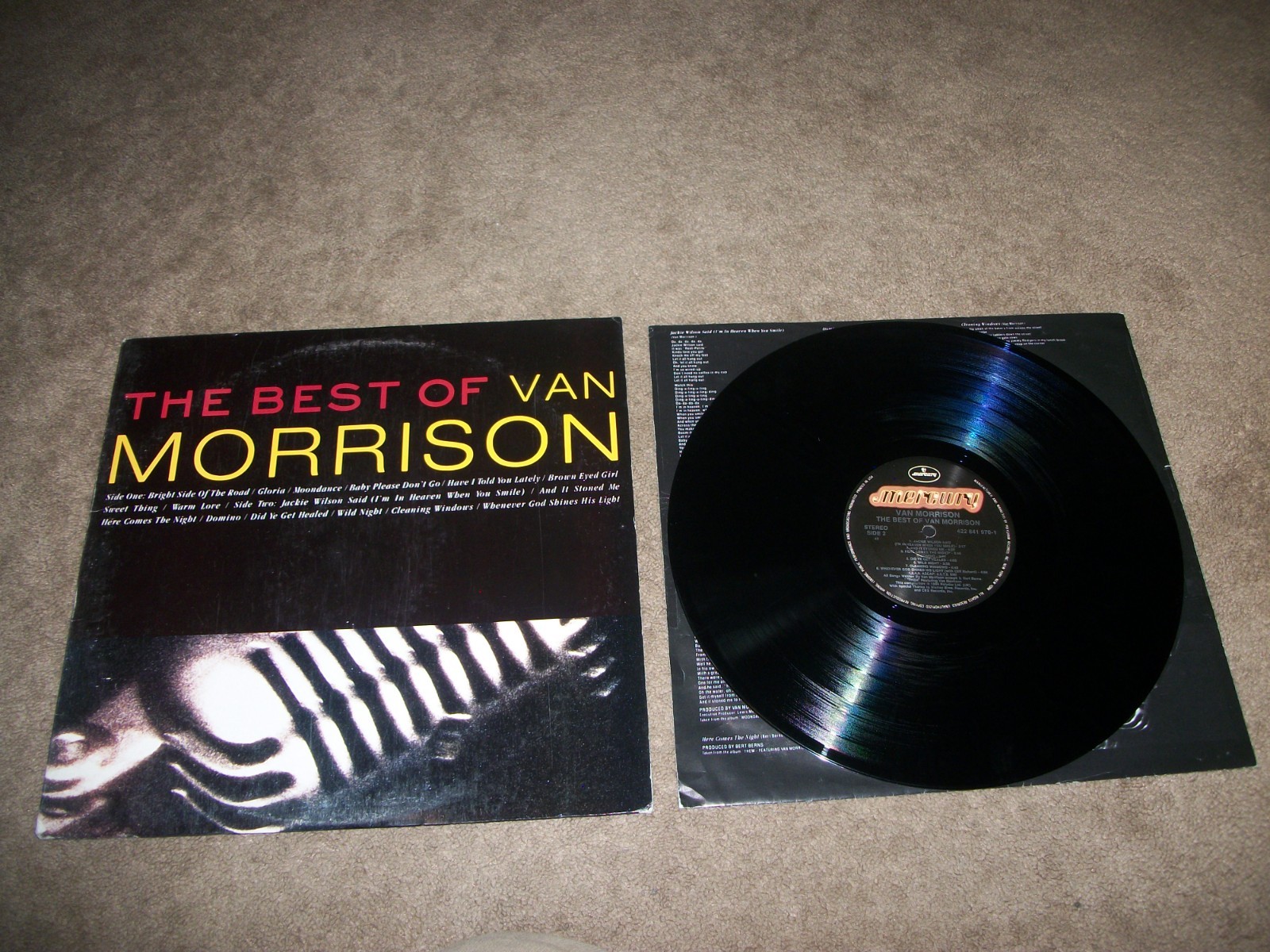 1990 Van Morrison - The Best Of Van Morrison  LP 841 970-1 - VG   VINYL