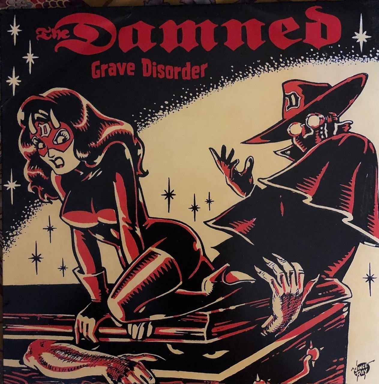 THE DAMNED - GRAVE DISORDER - PURPLE VINYL LP - punk - sex pistols - clash