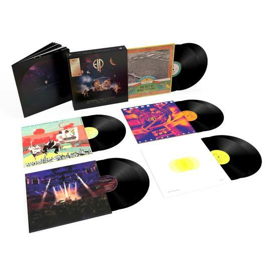 EMERSON LAKE   PALMER - Out of this world live 70-97  21  10 LP vinyl